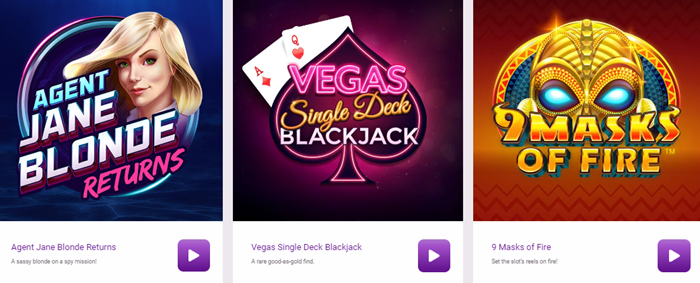 Jackpot City Casino Mobile Games