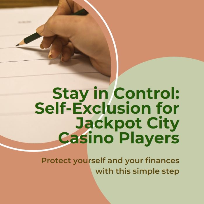 JackpotCity Casino: Player Self-Exclusion
