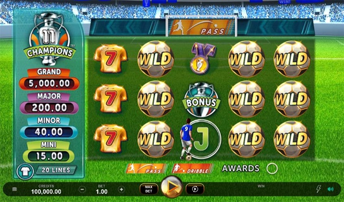 11 Champions Online Slot Game