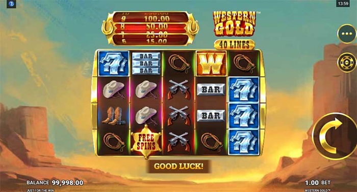 Western Gold Online Slot Game